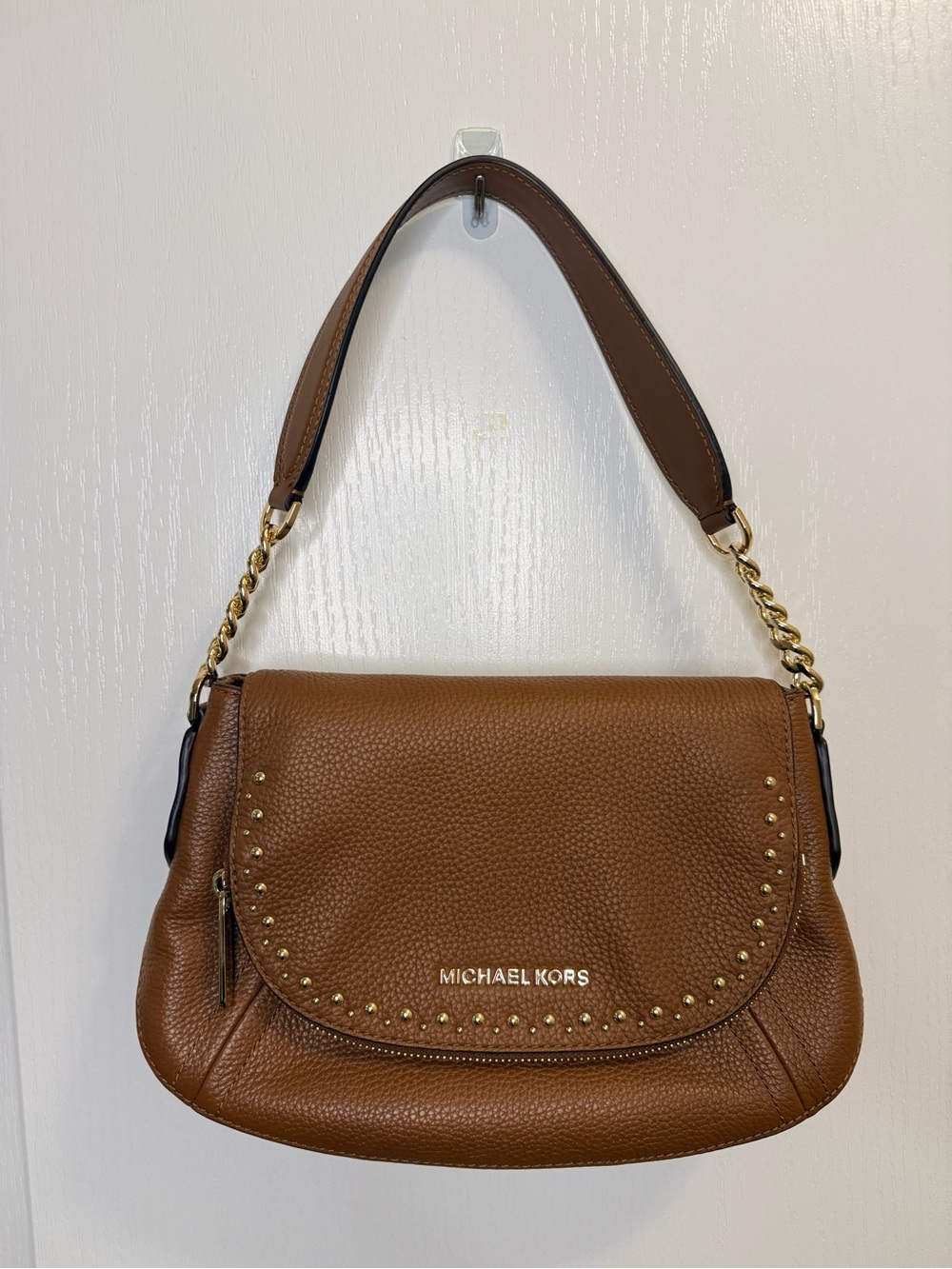 Michael Kors Brown Leather Pebble Shoulder Bag- EXCELLENT condition